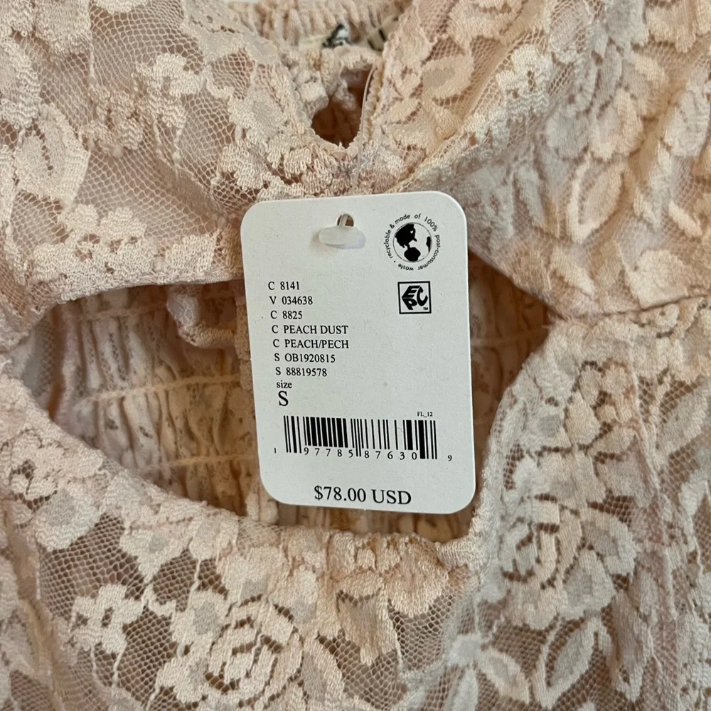 Free People Lace Bodysuit in Cream - Picture 7 of 7